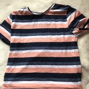 Small Striped Crop Top